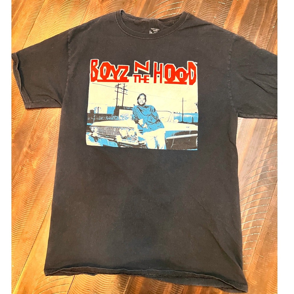 Thirty Single Boyz N The Hood T-Shirt Men MD Black Good Graphic‎ Tee Ice Cube